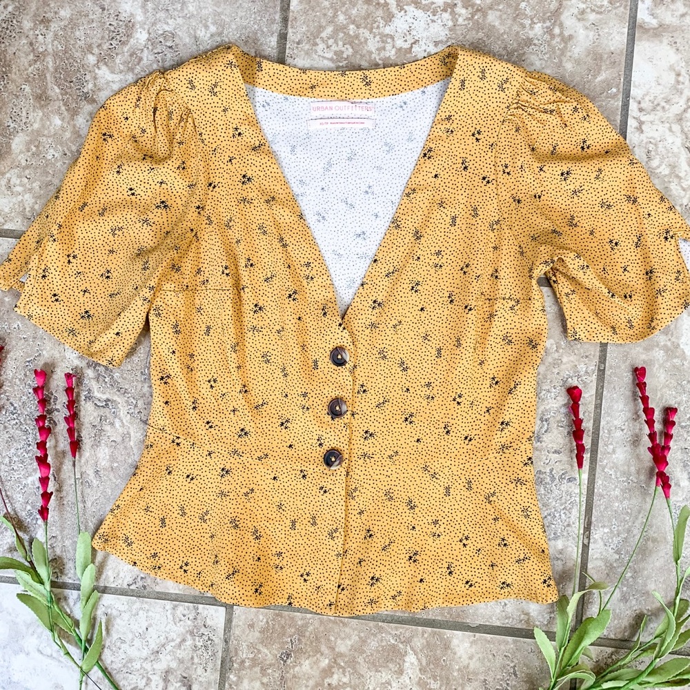 Urban Outfitters yellow top